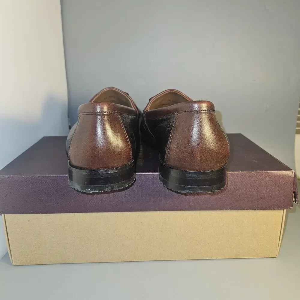Dockers MARILLA Men’s Kiltie Loafers Size 10 M – Brown Leather, NWB #90-26017